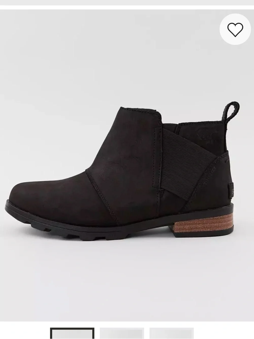 Sorel Emelie Chelsea Waterproof Boots black size 7